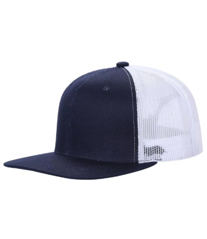 6 Panel Flat Trucker Mesh