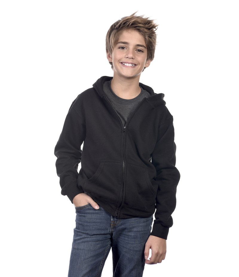 COTTON HERITAGE PREMIUM FULL-ZIP YOUTH HOODIE