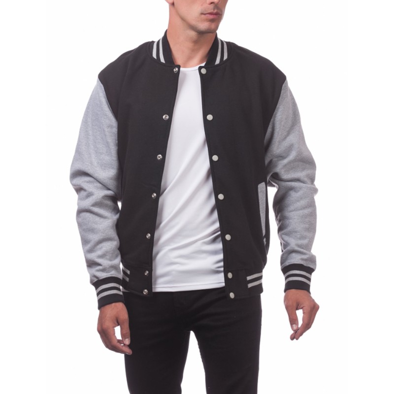 Varsity Fleece Baseball Jacket