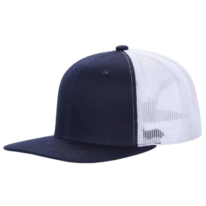 6 Panel Flat Trucker Mesh