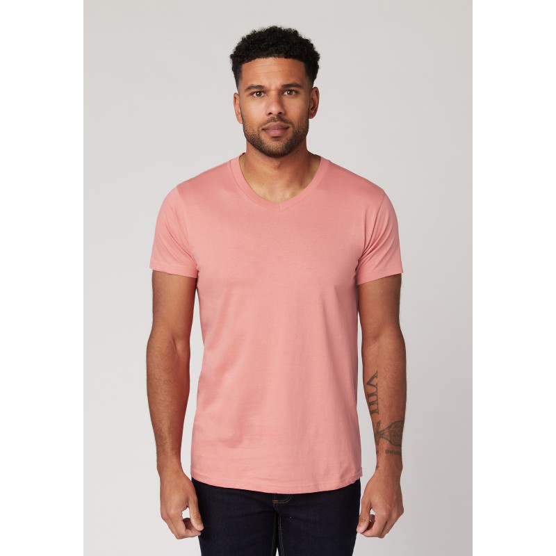 COTTON HERITAGE UNISEX SOFT COTTON V-NECK TEE